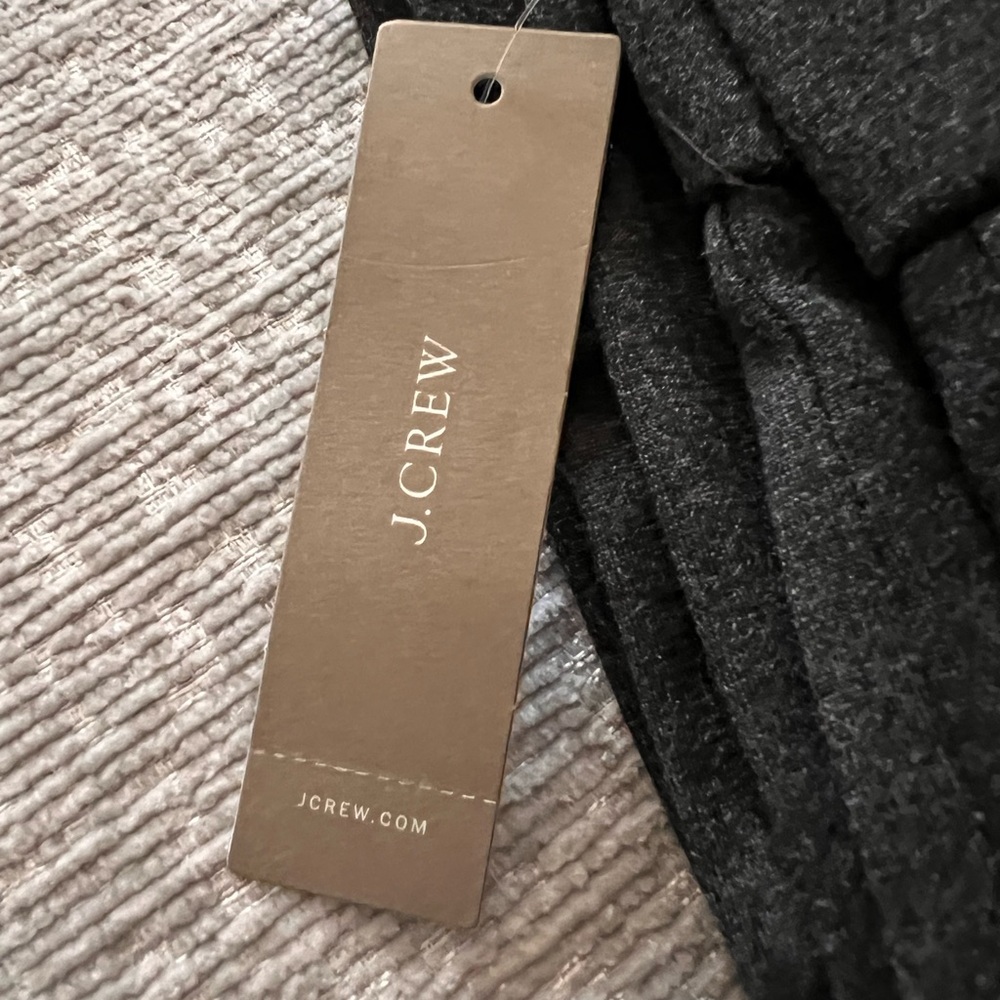 J. Crew Heather Charcoal Pixie Ponte Pants in Petite XS. NWT.